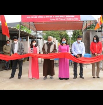 Video QCB: Thăng Bình – Đặt đá xây dựng tượng đài Cư sĩ Tâm Minh – Lê Đình Thám tại chùa Tất Viên